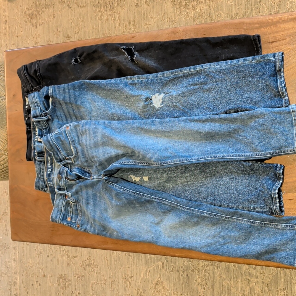 3 Pairs Boys Gap Jeans Size 10